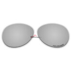 Replacement Polarized Lenses for Oakley Vacancy OO2014 (Silver Mirror)