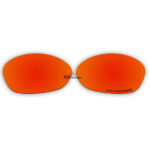 Replacement Polarized Lenses for Oakley Valve (Old Version,2005 Before) (Fire Red Mirror)