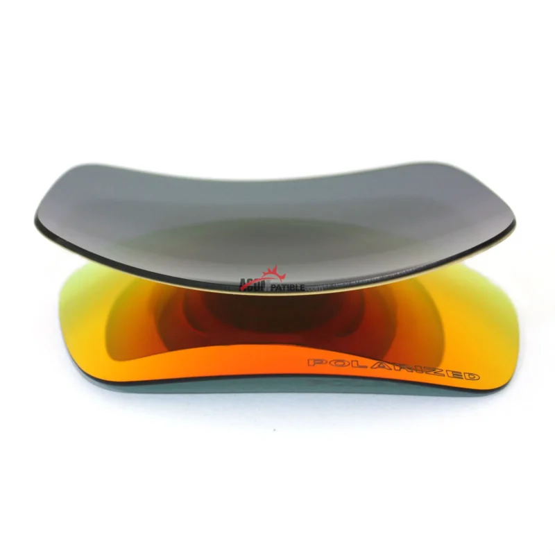 Replacement Polarized Lenses for Oakley Monster Pup (Fire Red Mirror) - Image 2