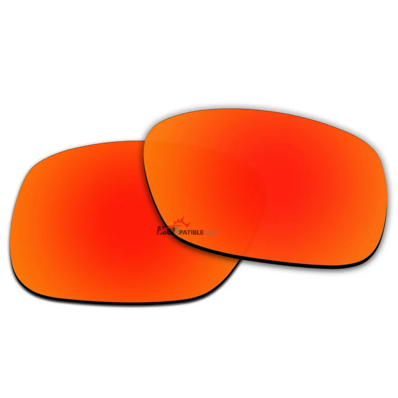 Replacement Polarized Lenses for Oakley LBD OO9193 53-17-135 (Not Overtime OO9167)  (Fire Red Mirror) - Image 4