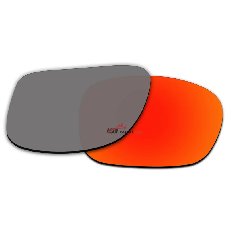 Replacement Polarized Lenses for Oakley LBD OO9193 53-17-135 (Not Overtime OO9167)  (Fire Red Mirror) - Image 3