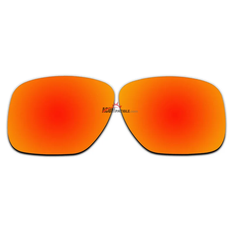 Replacement Polarized Lenses for Oakley Sliver XL OO9341  (Fire Red Coating)