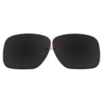 Replacement Polarized Lenses for Oakley Sliver XL OO9341  (Black Color)