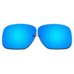 Replacement Polarized Lenses for Oakley Sliver XL OO9341  (Ice Blue Coating)