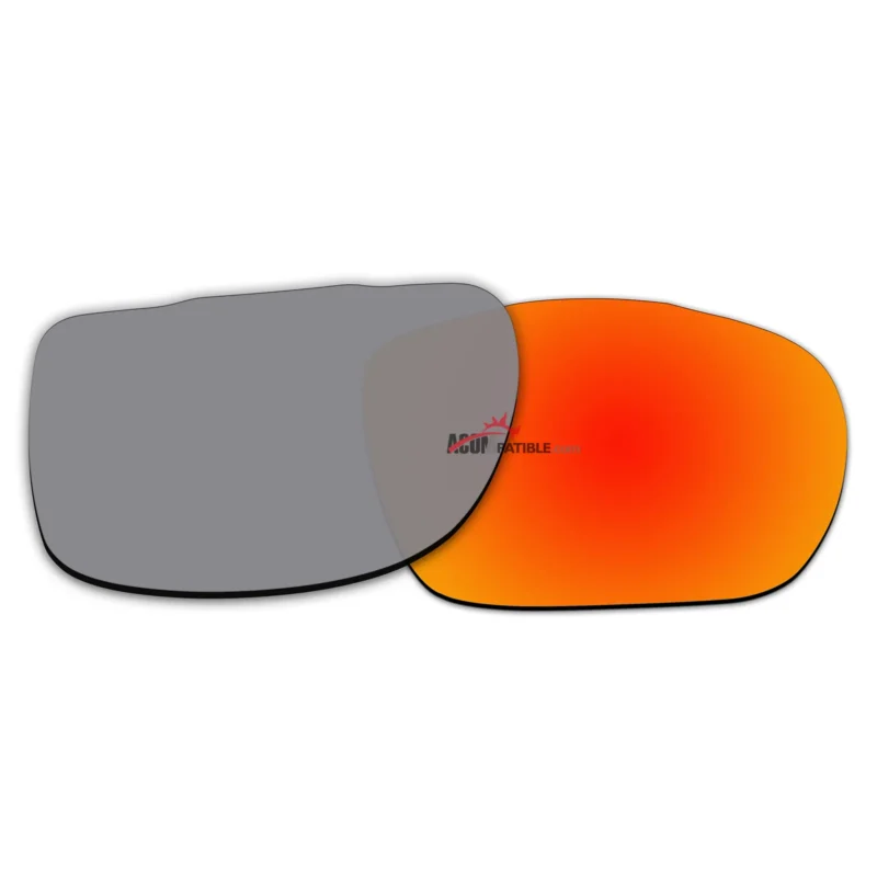 Replacement Polarized Lenses for Oakley TwoFace XL OO9350 (Fire Red Coating) - Image 3