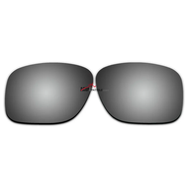 Replacement Polarized Lenses for Oakley Latch Square (Latch Sq) OO9353 (Silver Coating)