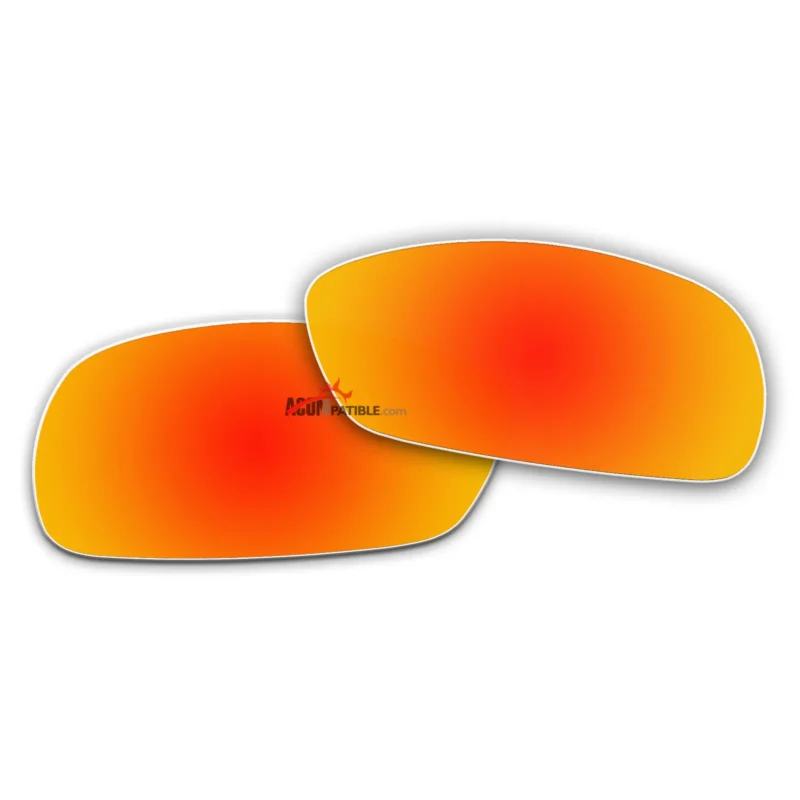 Replacement Polarized Lenses for Oakley Crosshair 2.0 OO4044  (Fire Red Mirror) - Image 4