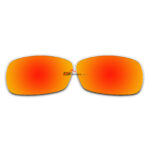 Replacement Polarized Lenses for Oakley Crosshair 2.0 OO4044  (Fire Red Mirror)