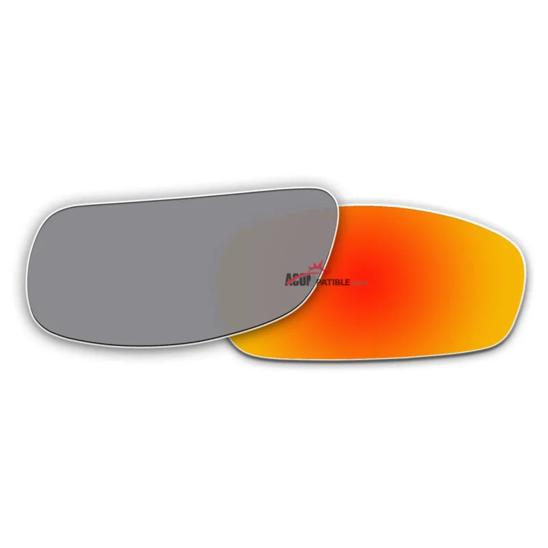 Replacement Polarized Lenses for Oakley Crosshair 2.0 OO4044  (Fire Red Mirror) - Image 3