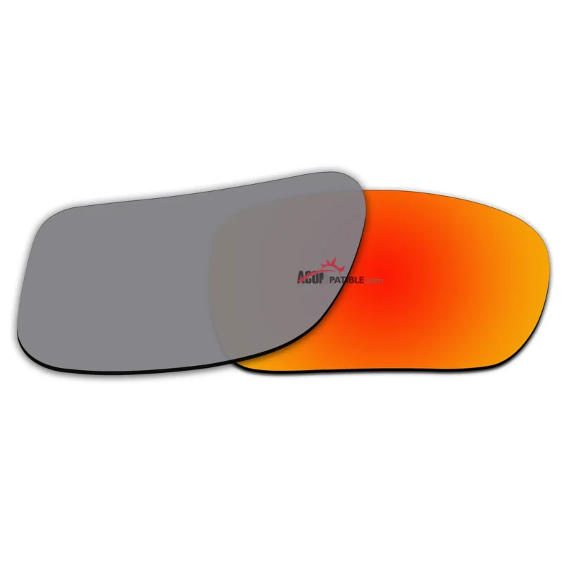 Replacement Polarized Lenses for Oakley SI Ballistic Det Cord, Det Cord Industrial OO9253 (Fire Red Coating) - Image 3