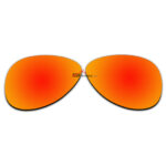 Replacement Polarized Lenses for Oakley Elmont L (Large 60mm) OO4119 (Fire Red Coating)