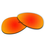 Replacement Polarized Lenses for Oakley Elmont M (Medium 58mm) OO4119 (Fire Red Coating)