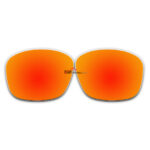 Replacement Polarized Lenses for Oakley Sanctuary OO4116 (Fire Red Coating)