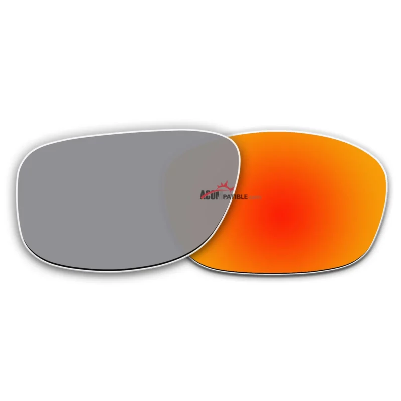 Replacement Polarized Lenses for Oakley Sanctuary OO4116 (Fire Red Coating) - Image 3