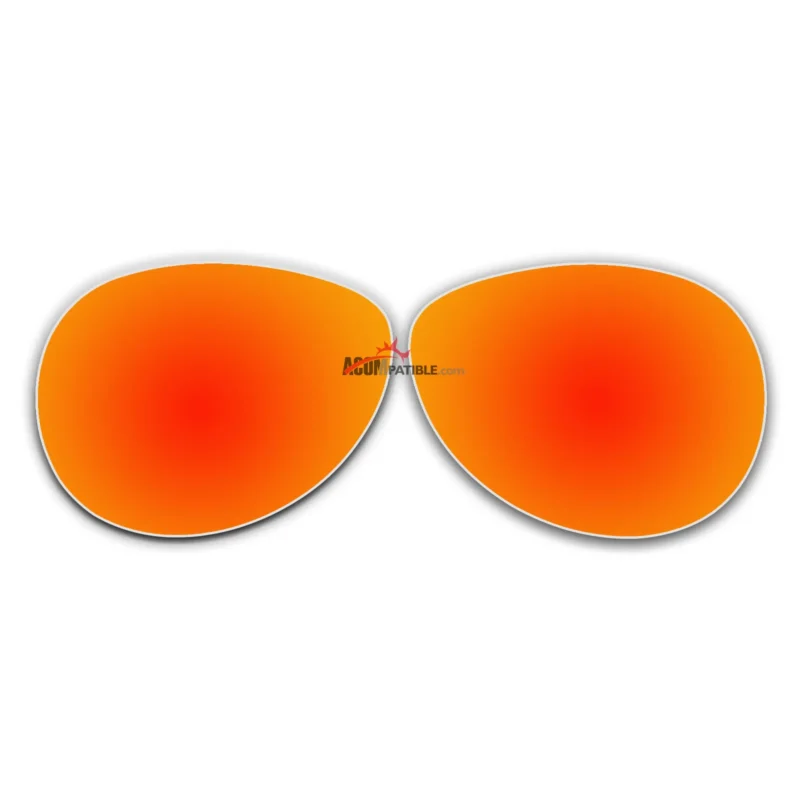 Replacement Polarized Lenses for Oakley Tie Breaker OO4108 (Fire Red Coating)