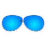 Replacement Polarized Lenses for Oakley Tie Breaker OO4108 (Blue Coating)