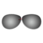 Replacement Polarized Lenses for Oakley Tie Breaker OO4108 (Silver Coating)