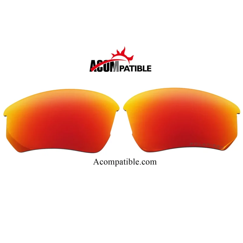 Polarized Replacement Lenses For Oakley Flak Beta (Asian Fit) OO9372 (Fire Red Mirror) - Image 3