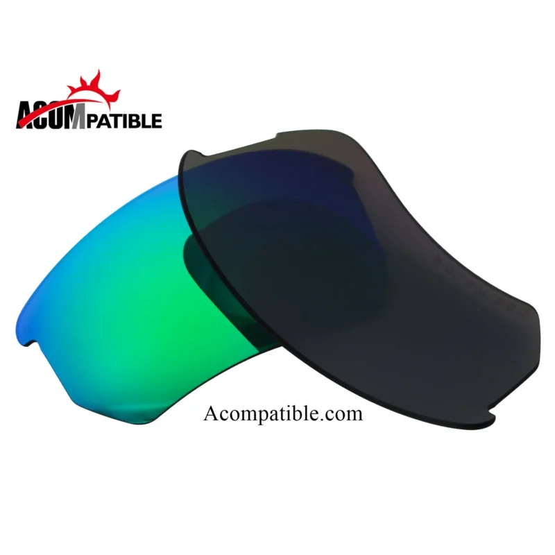 Polarized Replacement Lenses For Oakley Flak Beta (Asian Fit) OO9372 (Green Coating) - Image 2