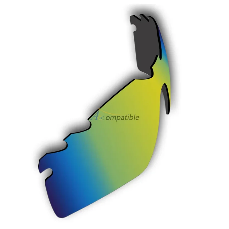 Polarized Lenses for Oakley Radar Path Vented 2 Pair Combo (Silver Mirror,Gold Mirror) - Image 7