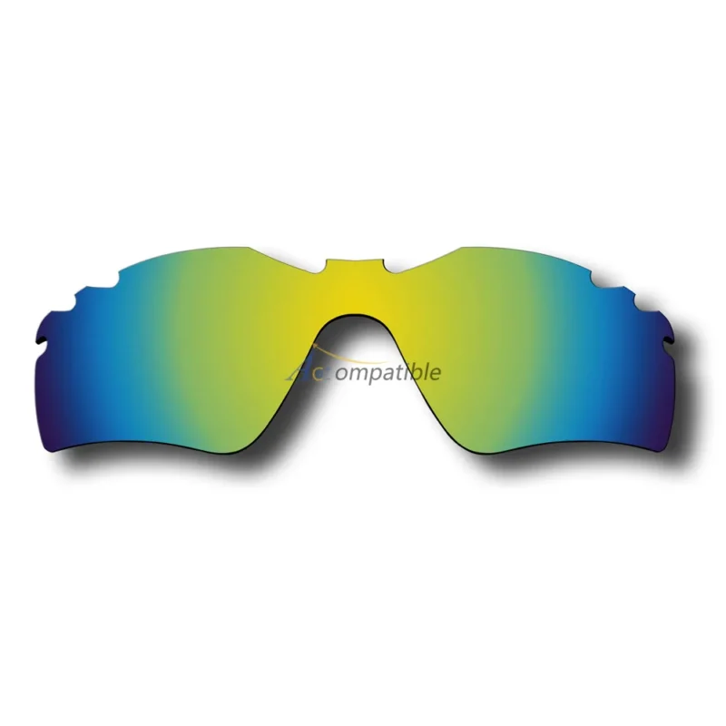 Polarized Lenses for Oakley Radar Path Vented 2 Pair Combo (Silver Mirror,Gold Mirror) - Image 5