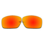 Replacement Polarized Lenses for Oakley Scalpel OO9095 (Fire Red Mirror)