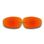 Replacement Polarized Lenses for Oakley Split Jacket OO9099 (Fire Red Mirror)