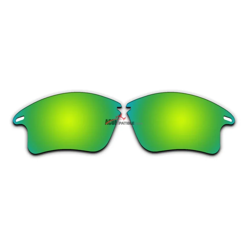 Replacement Polarized Lenses for Oakley Fast Jacket XL OO9156 (Green Mirror)