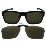 Custom Polarized Clip On Replacement Sunglasses For Oakley Splinter 54 OX8077 54-18-137 (Bronze Brown)