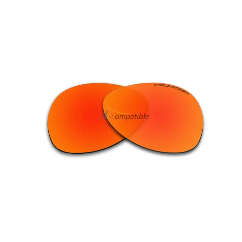 Replacement Polarized Lenses for Oakley Plaintiff (Fire Red Mirror) - Image 5