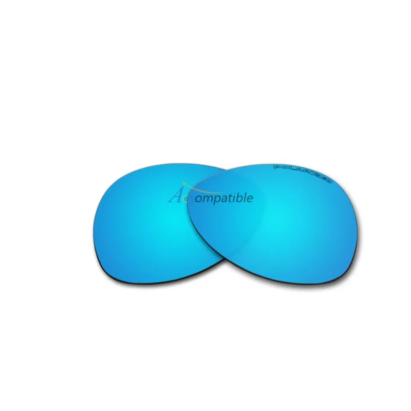 Replacement Polarized Lenses for Oakley Plaintiff (Ice Blue Mirror) - Image 5