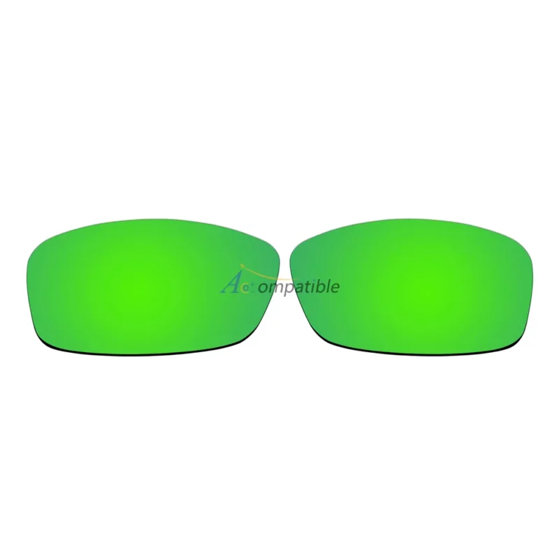 Replacement Polarized Lenses for Oakley Hijinx (Emerald Green Mirror)