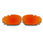 Replacement Polarized Vented Lenses for Oakley Jawbone (Fire Red Mirror)