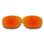 Replacement Polarized Lenses for Oakley Pit Bull OO9127 (Fire Red Mirror)