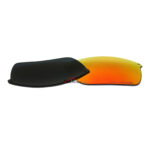 Replacement Polarized Lenses for Oakley Carbon Blade OO9174 (Fire Red Mirror)