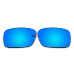 Replacement Polarized Lenses for Oakley Crankcase OO9165 (Ice Blue Coating Mirror)