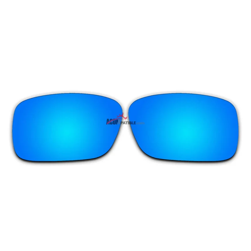 Replacement Polarized Lenses for Oakley Crankcase OO9165 (Ice Blue Coating Mirror)