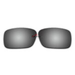 Replacement Polarized Lenses for Oakley Crankcase OO9165 (Silver Mirror)