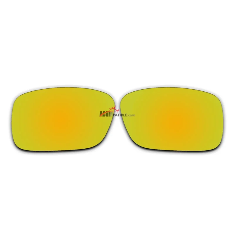 Replacement Polarized Lenses for Oakley Crankcase OO9165 (Golden Amber Mirror)