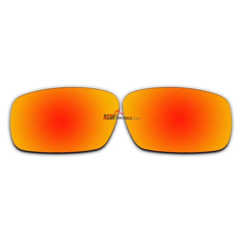 Replacement Polarized Lenses for Oakley Crankshaft OO9239 (Fire Red Mirror)