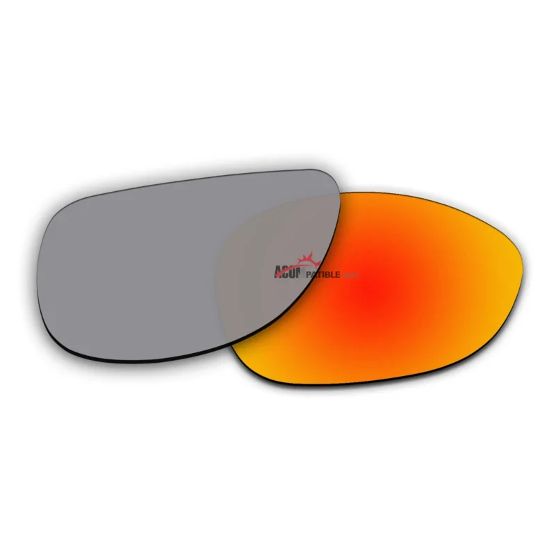 Polarized Lenses for Oakley Crosshair 2012 (Crosshair New)  (Fire Red Mirror) - Image 3