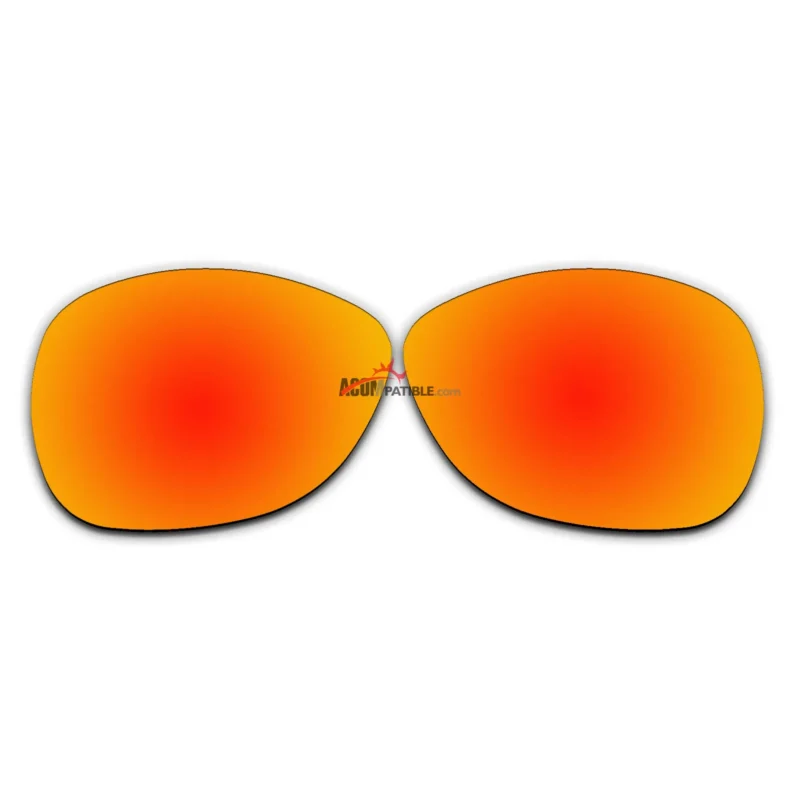 Polarized Lenses for Oakley Crosshair 2012 (Crosshair New)  (Fire Red Mirror)