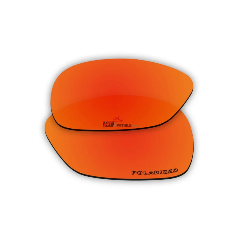 Replacement Polarized Lenses for Oakley C Wire New (OO4046, Year 2011)  (Fire Red Coating) - Image 4