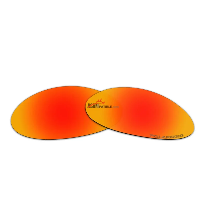 Replacement Polarized Lenses for Oakley E Wire (Gen 1)  (Fire Red Mirror) - Image 5