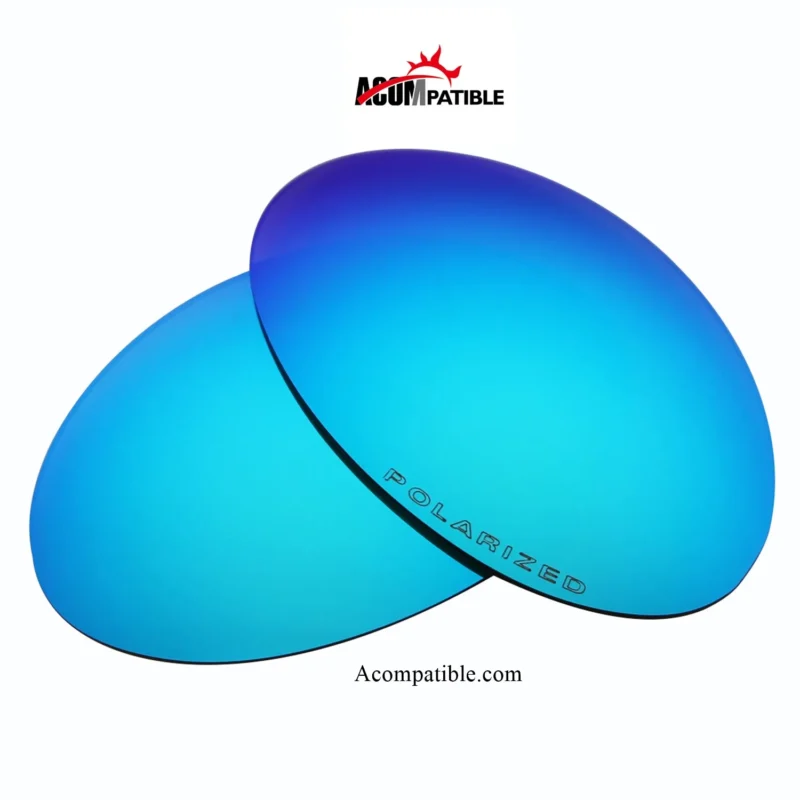 Polarized Replacement Lenses For Oakley E Wire (Gen 1) (Blue Coating) - Image 3