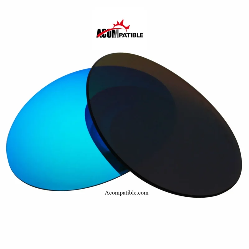 Polarized Replacement Lenses For Oakley E Wire (Gen 1) (Blue Coating) - Image 2