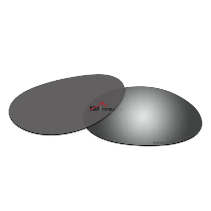 Replacement Polarized Lenses for Oakley E Wire (Gen 1)  (Silver Coating) - Image 2