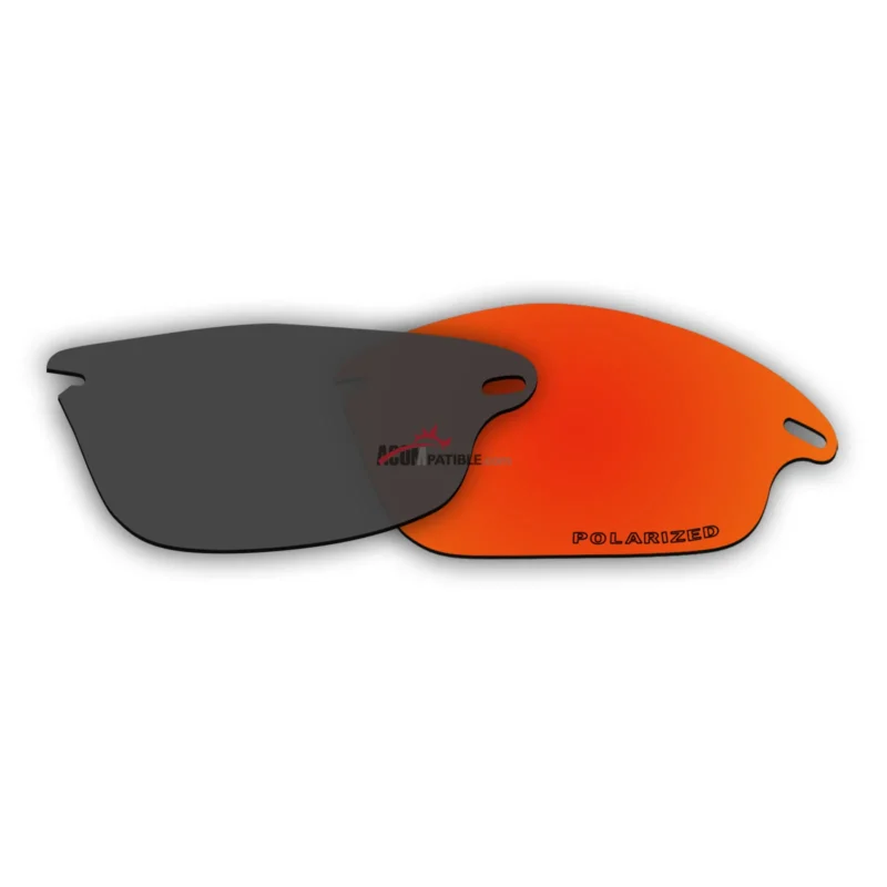 Replacement Polarized Lenses for Oakley Fast Jacket OO9097 (Fire Red Mirror) - Image 2