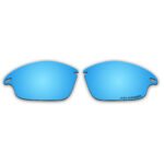 Replacement Polarized Lenses for Oakley Fast Jacket OO9097 (Ice Blue Mirror)