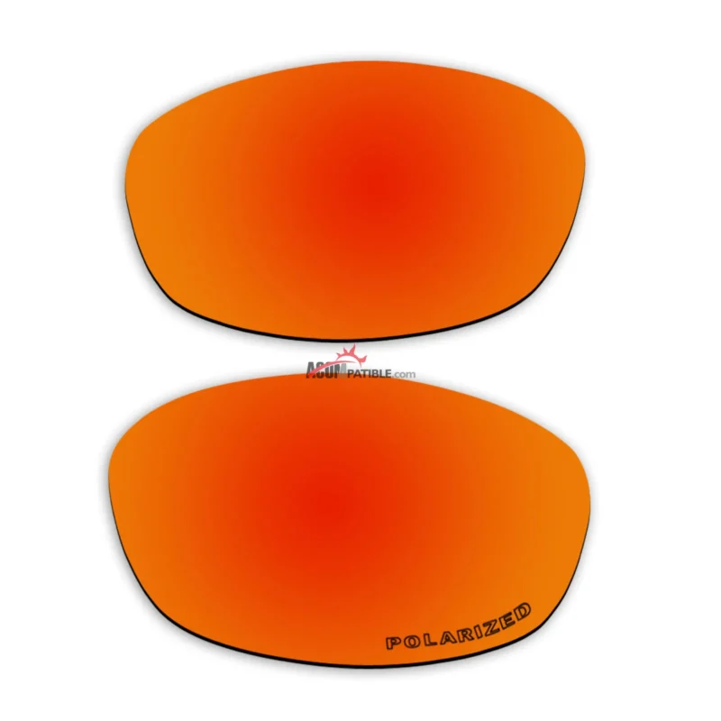 Replacement Polarized Lenses for Oakley XS Fives (Fire Red Mirror) - Image 4